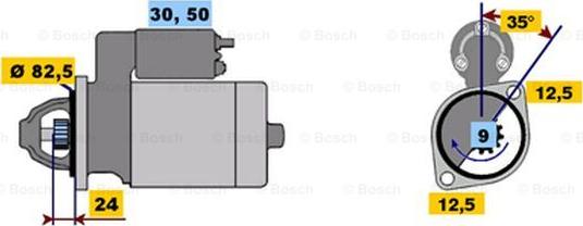 BOSCH 0 001 367 005 - Motorino d'avviamento autozon.pro