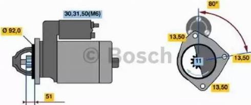 BOSCH 0 001 371 119 - Motorino d'avviamento autozon.pro