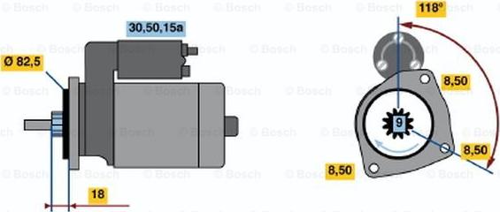 BOSCH 0 001 211 218 - Motorino d'avviamento autozon.pro