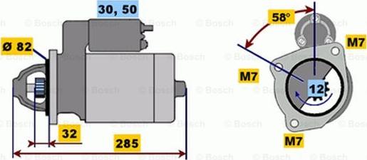 BOSCH 0 001 218 020 - Motorino d'avviamento autozon.pro