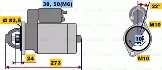 BOSCH 0 001 218 140 - Motorino d'avviamento autozon.pro