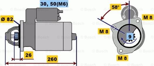 BOSCH 0 001 218 159 - Motorino d'avviamento autozon.pro