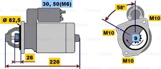 BOSCH 0 001 218 154 - Motorino d'avviamento autozon.pro