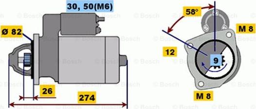 BOSCH 0 001 218 155 - Motorino d'avviamento autozon.pro