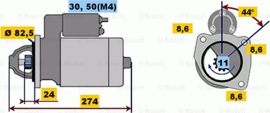 BOSCH 0 001 218 158 - Motorino d'avviamento autozon.pro