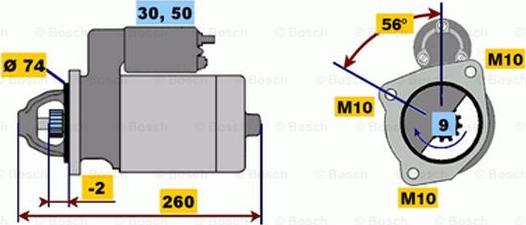 BOSCH 0 001 218 157 - Motorino d'avviamento autozon.pro