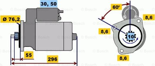 BOSCH 0 001 218 116 - Motorino d'avviamento autozon.pro