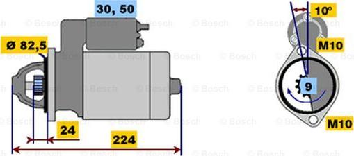 BOSCH 0 001 218 130 - Motorino d'avviamento autozon.pro