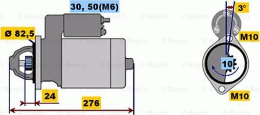 BOSCH 0 001 218 137 - Motorino d'avviamento autozon.pro