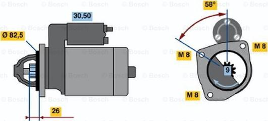 BOSCH 0 001 218 131 - Motorino d'avviamento autozon.pro