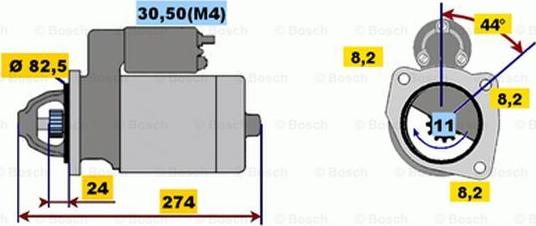 BOSCH 0 001 218 175 - Motorino d'avviamento autozon.pro