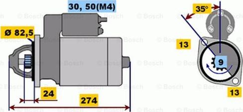 BOSCH 0 001 218 176 - Motorino d'avviamento autozon.pro