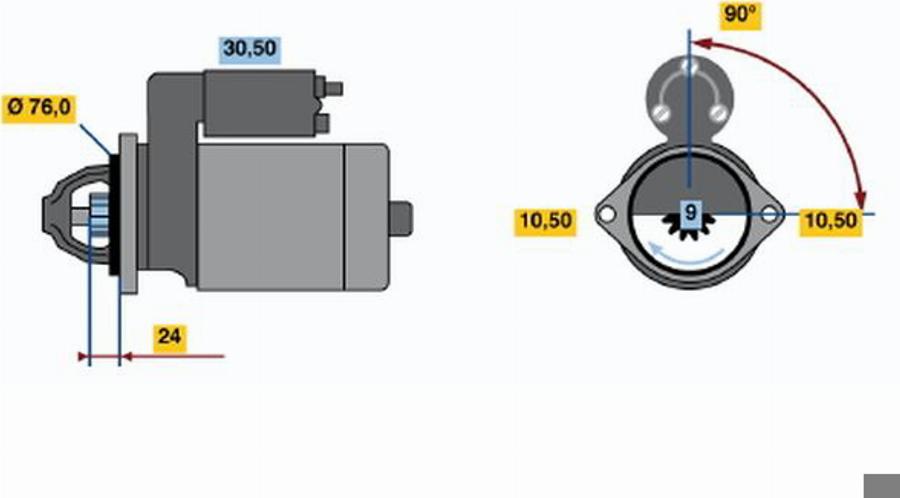 BOSCH 0 001 218 171 - Motorino d'avviamento autozon.pro