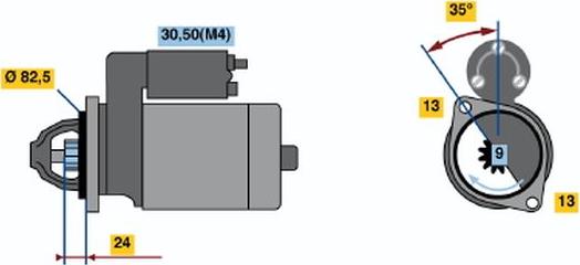 BOSCH 0 001 218 776 - Motorino d'avviamento autozon.pro