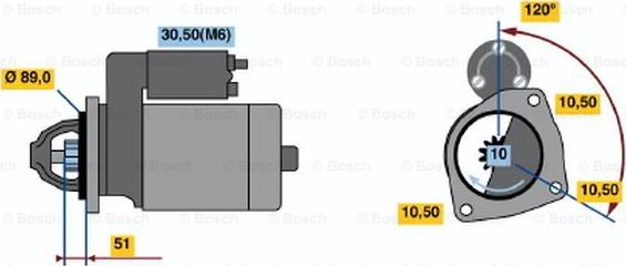 BOSCH 0 001 231 039 - Motorino d'avviamento autozon.pro