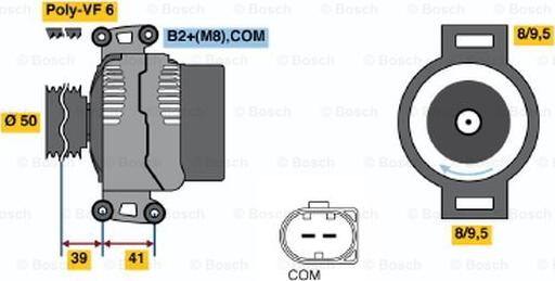 BOSCH 0 124 515 098 - Alternatore autozon.pro