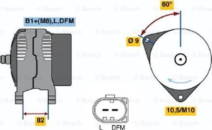 BOSCH 0 124 515 058 - Alternatore autozon.pro