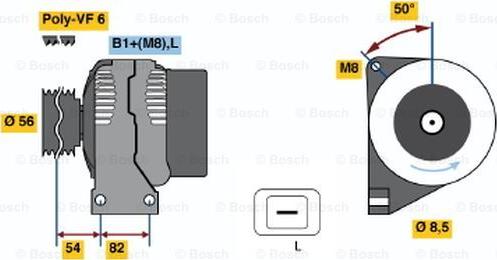 BOSCH 0 124 515 019 - Alternatore autozon.pro