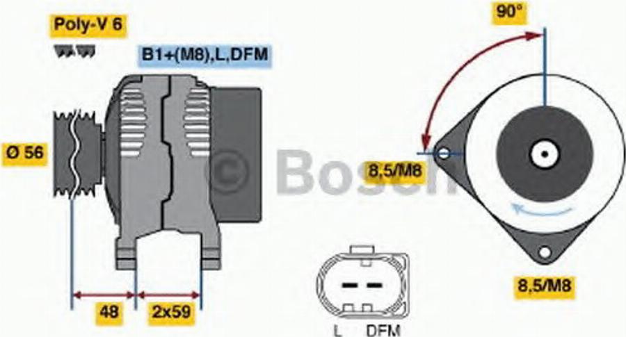 BOSCH 0124325138 - Puleggia cinghia, Alternatore autozon.pro