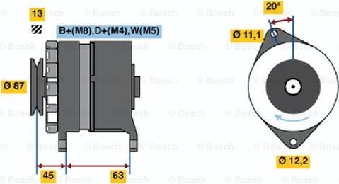 BOSCH 0 120 469 999 - Alternatore autozon.pro