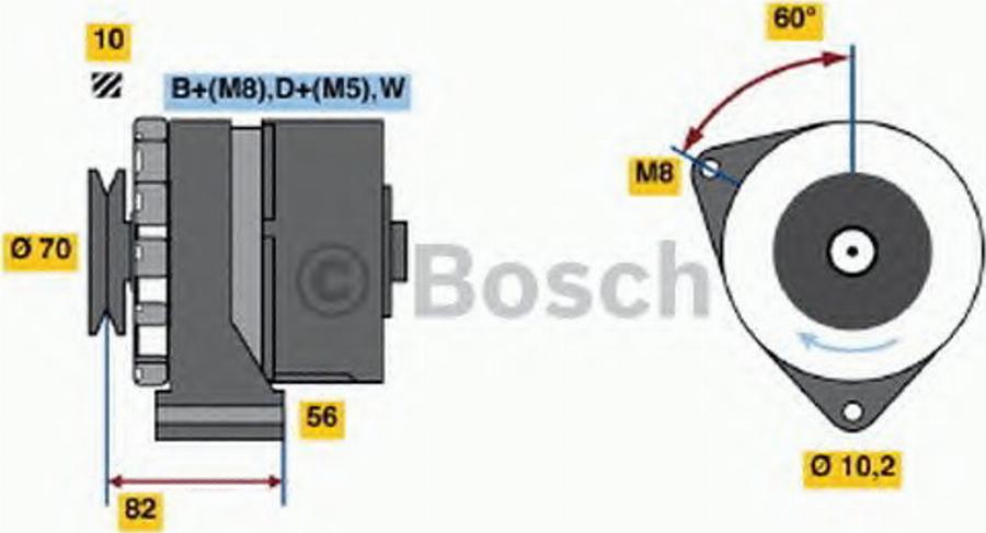 BOSCH 0 120 469 991 - Alternatore autozon.pro