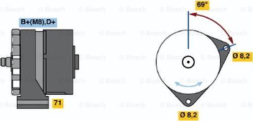 BOSCH 0 120 469 992 - Alternatore autozon.pro