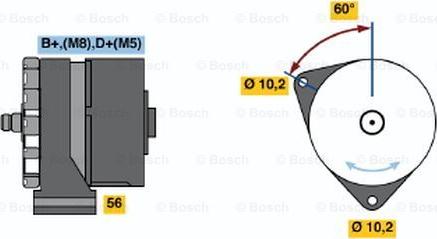 BOSCH 0 120 469 590 - Alternatore autozon.pro