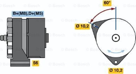 BOSCH 0 120 469 744 - Alternatore autozon.pro