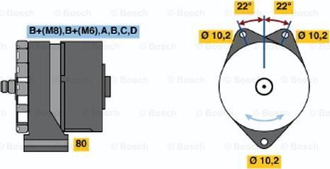 BOSCH 0 120 469 692 - Alternatore autozon.pro