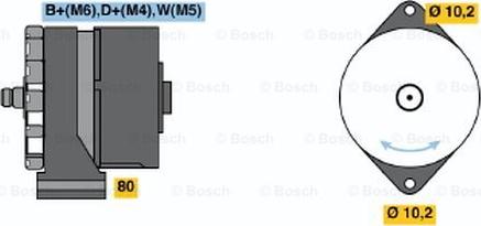 BOSCH 0 120 469 762 - Alternatore autozon.pro