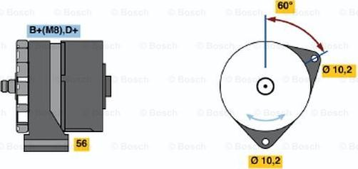 BOSCH 0 120 489 310 - Alternatore autozon.pro