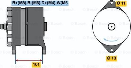 BOSCH 0 120 469 044 - Alternatore autozon.pro