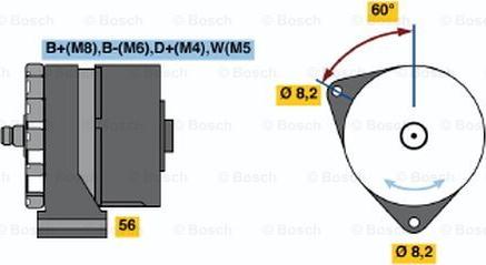 BOSCH 0 120 469 043 - Alternatore autozon.pro