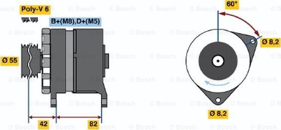 BOSCH 0 120 469 017 - Alternatore autozon.pro