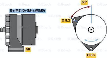 BOSCH 0 120 469 521 - Alternatore autozon.pro