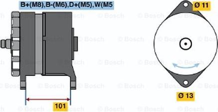 BOSCH 0 120 469 033 - Alternatore autozon.pro