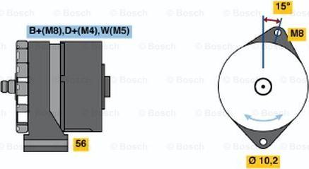 BOSCH 0 120 469 850 - Alternatore autozon.pro