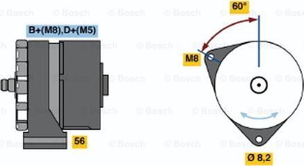 BOSCH 0 120 469 862 - Alternatore autozon.pro