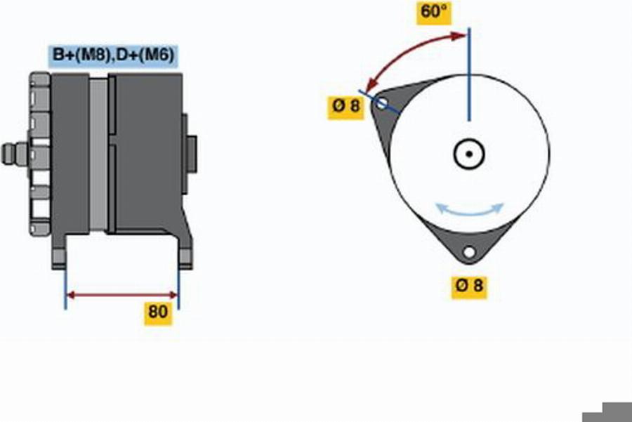 BOSCH 0120469829 - Alternatore autozon.pro