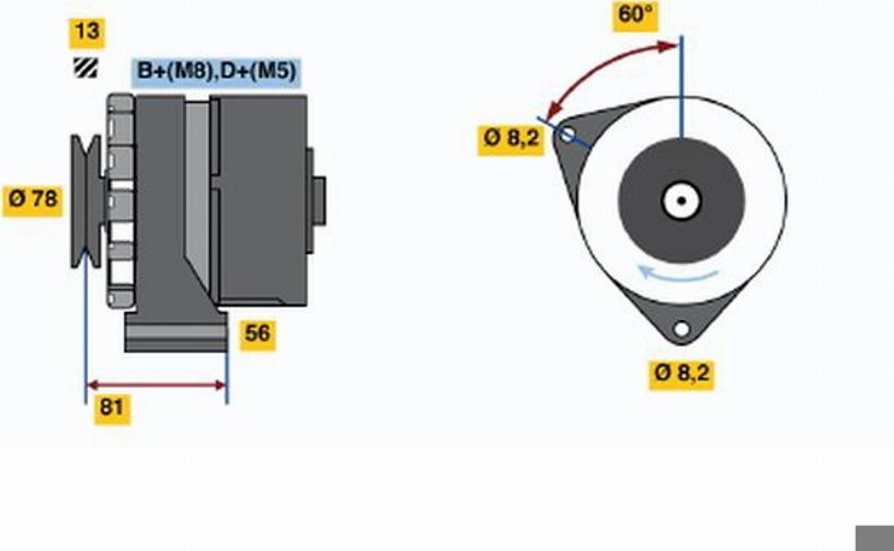 BOSCH 0120469758 - Alternatore autozon.pro