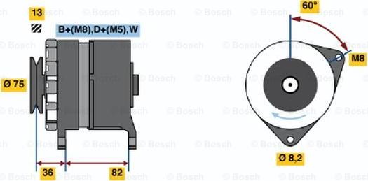 BOSCH 0 120 469 781 - Alternatore autozon.pro