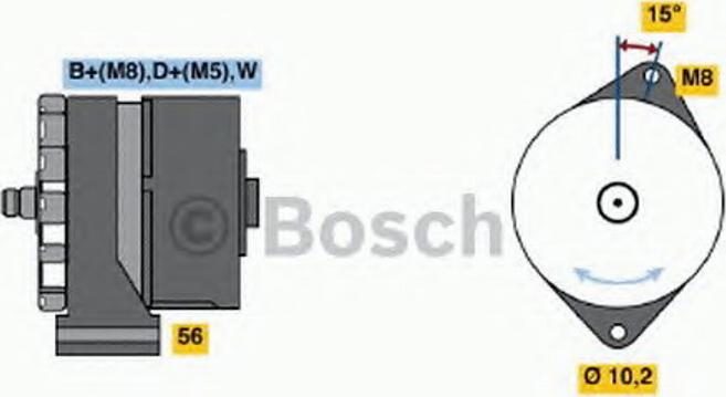 BOSCH 0 120 469 722 - Alternatore autozon.pro