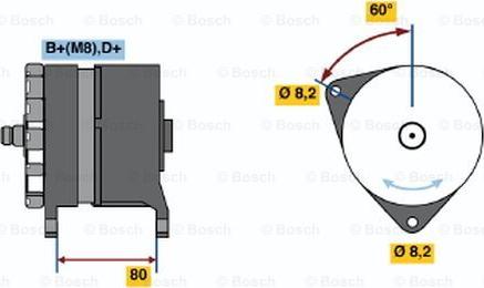 BOSCH 0 120 468 042 - Alternatore autozon.pro