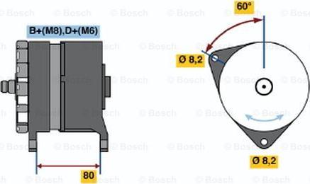 BOSCH 0 120 468 007 - Alternatore autozon.pro