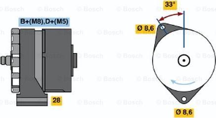 BOSCH 0 120 468 030 - Alternatore autozon.pro