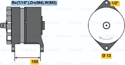 BOSCH 0 120 468 028 - Alternatore autozon.pro