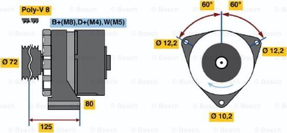 BOSCH 0 120 469 115 - Alternatore autozon.pro