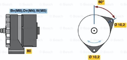 BOSCH 0 120 468 155 - Alternatore autozon.pro