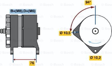 BOSCH 0 120 468 102 - Alternatore autozon.pro