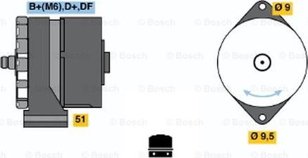 BOSCH 0 120 400 706 - Alternatore autozon.pro